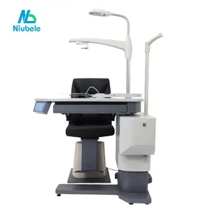 Ophthalmic Chair Unit Auxiliary Eye Testing Equipment Slit Lamp Refractor Use Refraction Unit with Trial Lens Set Drawer