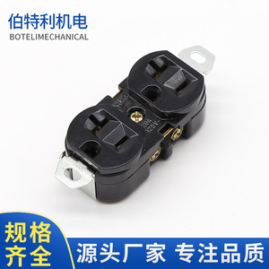 ปลั๊กเครื่องกำเนิดไฟฟ้าแบบอเมริกันสองขา 20A 125V E-09 สำหรับอะไหล่เครื่องกำเนิดไฟฟ้าเบนซิน - Product Image 3