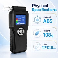 Alcoholímetro Digital con Sensor Semiconductor de Respuesta Rápida, Compatible con OEM, para Uso Doméstico