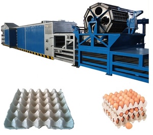 Low cost egg tray making machine with dryer