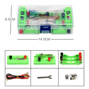 Kit de Aprendizaje de Circuitos Eléctricos Básicos DIY, Juguetes Educativos de Física, Experimentos STEM para Niños, Enseñanza de Habilidades Prácticas, Plástico - Product Image 4
