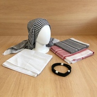 Hijab châle Boran 100% polyester en mousseline à carreaux et à motifs, unisexe, respirant, doux pour la peau, à porter au quotidien
