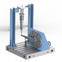 Machine d'essai de fatigue par torsion de roue de moto électronique contrôlée par ordinateur Yisite, couple max. 3000 N.m, précision 1 %, en alliage
