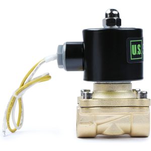 EE. UU. Válvula solenoide de latón sólido de 1/2 pulgada 110 VCA N.C. para gas, aire y combustible - Product Image 6