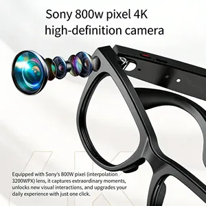 CY02 AI Smart <b>Glasses</b> 13MP Dual <b>Camera</b> 1080P Video Real-time Translation Noise Cancelling Music Calls App Control Sport Sunglass - Product Image 6