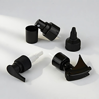 Flacon pulvérisateur vide noir mat à baïonnette 150ml-250ml pour parfum, toner, alcool, cheveux, chambre, cosmétiques, soins de la peau, en plastique
