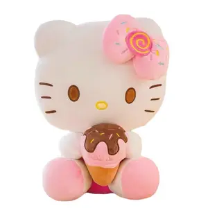 Zd Ijs Kt Kat Pop Hi Kitty Knuffel Kerstmis Wit De Kitty Knuffels Kt Katten Pasen Kitty Knuffel Pop Witte Kat