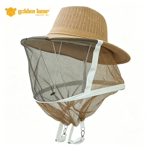 Beekeeping <b>Hat</b> With Mesh Face Guard For Protection During Hive Work - Product Image 1