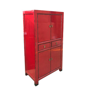 Alta lucida <span class=keywords><strong>legno</strong></span> riciclato <span class=keywords><strong>mobili</strong></span> antichi cornici in <span class=keywords><strong>legno</strong></span> riproduzione pittura 4 porte 2 cassetti credenza - Product Image 4