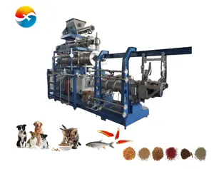 Tecnologia de produção de pelotas para animais pequenos de peixes e gado, máquina de alimentação de pelotas