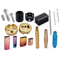 Pièces en laiton usinées CNC pour serrures de porte, usinage composite tournage-fraisage, ensemble de boutons en laiton, composants de poignée et de bouton ronds
