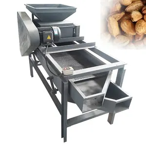 Máquina descascaradora automática de nueces de tamaño pequeño para romper almendras