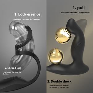 Juguete sexual para adultos Masajeador anal de próstata con control remoto para hombres y mujeres Venta directa Decoraciones navideñas - Product Image 3