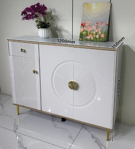 Mueble Zapatero Moderno de Madera Blanco para Entrada, Consola de Almacenamiento Independiente, Organizador de Pasillo - Product Image 5