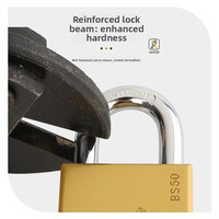 Cadenas antivol à disque en cuivre Atomic-Cut, type feuille, antirouille, pour conteneurs et usage domestique, fabricant Pujiang