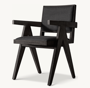 JAKOB, muebles de lujo de estilo moderno enmarcados, tela personalizada, cojín suave de felpa, marco de madera maciza, respaldo, sillones de comedor - Product Image 6