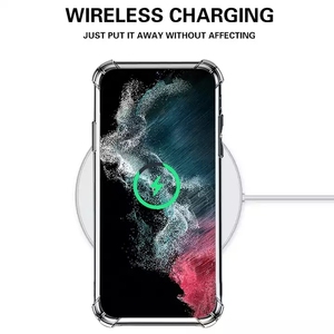 Funda de teléfono a prueba de golpes para samsung galaxy, carcasa transparente de cuatro esquinas a prueba de golpes para samsung galaxy A91 A90 A72 A52 A51 <span class=keywords><strong>A71</strong></span> A32 - Product Image 4