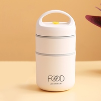 Taza Térmica Portátil para Papillas, Lonchera con Aislamiento, Bento Box con Bolsa Térmica, Calentador de Comida, Termo para Sopa, para la Escuela y Actividades al Aire Libre