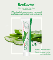 Dentifrice personnalisé aux herbes et à l'aloe vera, essence végétale blanchissante, anti-gingivite, haleine fraîche, soin buccal, usage domestique, OEM personnalisé