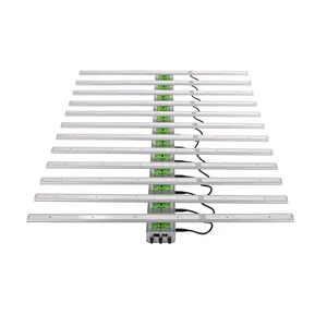 Echt 3.1 Umol/J Ppe Volledig Spectrum Dimbaar Dieprode Uvb 4x6ft 1200W Led-Groeilicht Met 12 Staven