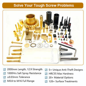 Tornillos de Máquina de Cabeza Plana con Rosca Parcial de Acero al Carbono y Titanio M3 M5, Zincados, Negros, con Fijación de Seguridad, Color Personalizado - Product Image 3
