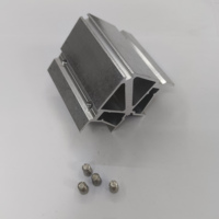 Soporte de Esquina de Aluminio Integrado Moderno y Duradero 6063-T5, Fundido a Presión de 90 Grados con Tornillo para Conexión de Marcos de Ventanas y Puertas