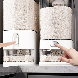<b>Rice</b> Storage <b>Container</b> 10kg Airtight Insect Proof Moisture Proof Kitchen Cabinet <b>Rice</b> Bin - Product Image 3