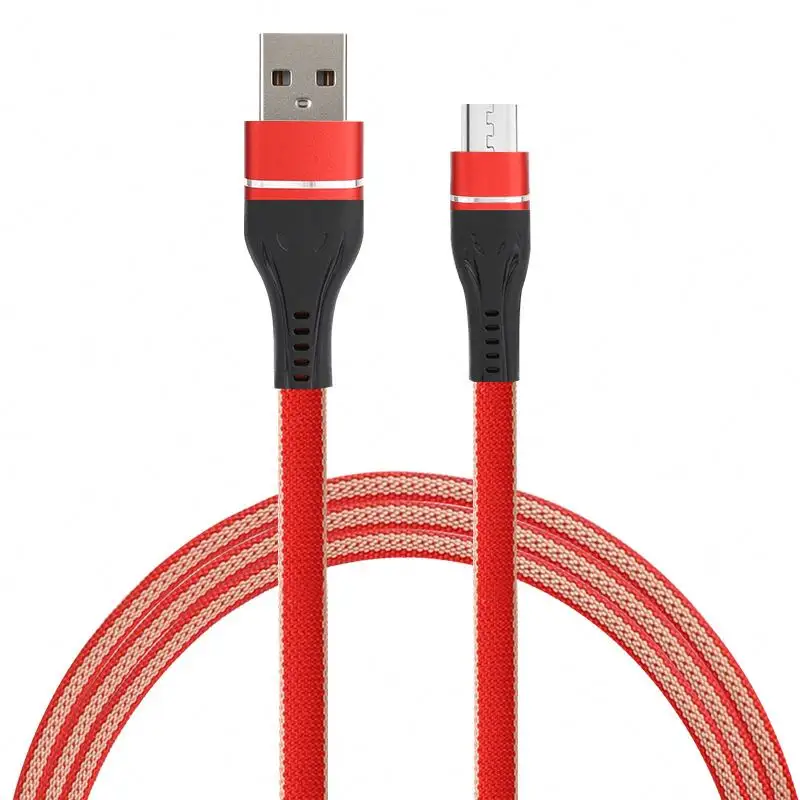 High Quality Flat Noodles Line Fruit Quick Charging Cable For Mobile Phone Data