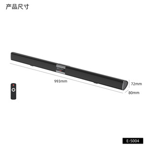 Wireless Sound Bar Speaker Stereo Bass TV <strong>Soundbar</strong> with Remote Control ,RCA,AUX,TF Card - Product Image 5