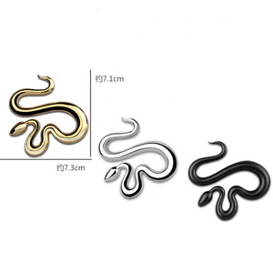 Pegatina personalizada para puerta lateral de coche, logo de serpiente de metal, <span class=keywords><strong>2022</strong></span> - Product Image 6