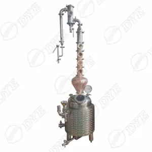 DYE moonshine distiller micro gin distillery equipment stainless steel copper home reflux distillation column