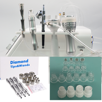 Máquina de Belleza Profesional 3 en 1 para Hidrodermoabrasión, Infusión de Oxígeno, Microdermoabrasión con Diamantes y Analizador de Piel