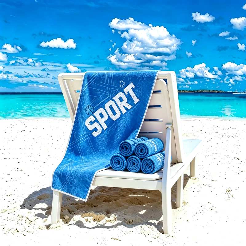 Towel Customized Sand Free Logo Print
