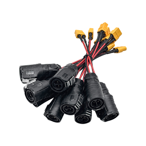 M12 M12 M16 su geçirmez 2 3 4 5 6 8 9 Pin IP67 IP68 konektörü açık LED ışık erkek XT60 kadın güç pil kablosu - Product Image 2