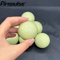 Balles de golf qui brillent dans le noir, 2 pièces en stock, vente en gros directe d'usine, LED pour la pratique nocturne, en vrac, prêtes à être expédiées