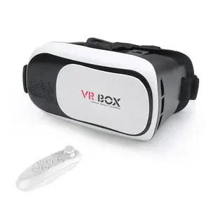 ชุดหูฟัง VR 3D แบบพับได้สำหรับโทรศัพท์ VR แว่นตาเกมคอนโทรลเลอร์กล่องเสมือนจริงสำหรับแว่นตาวิดีโอภาพยนตร์ VR