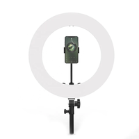 18 pouces 90W led circulaire anneau lumière d'appoint avec écran LCD led lumière photo mode led cercle pour la photographie de beauté