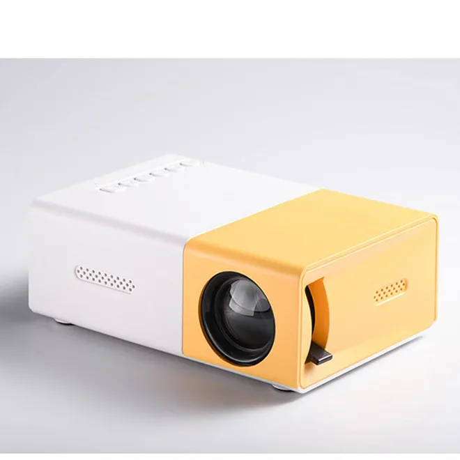 2023 Neuester tragbarer Mini-Projektor CY200 Tasche Heimkino Kino 3D HD LED-Projektor 4K VIDEO AV USB YG300 Smart-Projektoren