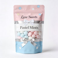 Sacs en Mylar personnalisés Minfly à finition brillante, imprimés sur mesure, 150 g, de qualité alimentaire, pour aliments pour animaux et bonbons
