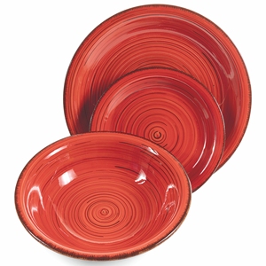 Set da Pranzo Rosso DUBAI 9 Pezzi - Product Image 2