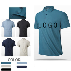 पुरुषों के लिए शर्ट के लिए लक्जरी ठोस बुना गोल्फ के लिए कस्टम ड्रिफिट त्वरित शुष्क खेल - Product Image 2