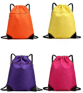 Private Custom Oxford Fabric Lightweight Women Shopping Backpack <b>Waterproof</b> <b>Drawstring</b> Pouch - Product Image 1