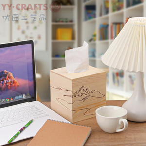 Porta Fazzoletti in Legno Grezzo all'Ingrosso con Fondo Estraibile per Artigianato <span class=keywords><strong>Fai</strong></span>-<span class=keywords><strong>da</strong></span>-<span class=keywords><strong>te</strong></span> e Decorazioni per la Casa - Product Image 5