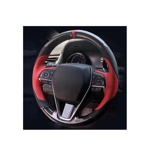 Funda de <span class=keywords><strong>Volante</strong></span> Cosida a Mano Personalizada para <span class=keywords><strong>Toyota</strong></span> Camry, Avalon, <span class=keywords><strong>Corolla</strong></span>, Highlander, RAV4, Accesorios de Cuero y Fibra para Auto - Product Image 1