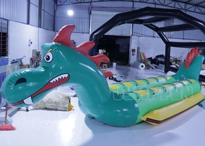 JUMPFUN-Bateau Dragon Banane à Gonflage 12 Places Adolescents Monstre de la Mer, Gonflage de Dinosaure pour Enfants - Product Image 2
