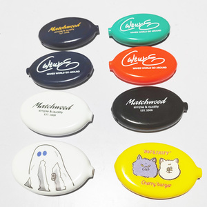 Porte-monnaie en caoutchouc personnalisé avec logo, forme ovale, en PVC souple, porte-monnaie à presser, porte-clés pour la vente en gros, porte-clés en caoutchouc PVC - Product Image 1