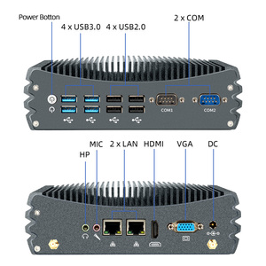 Mini PC industriel sans ventilateur Intel Embedded Computer, Barebone, Smart Factory Edge Nodes, 10e/11e génération, livraison rapide, M.2/NVMe - Product Image 2