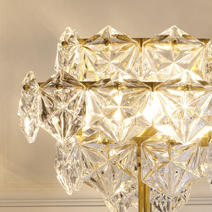 Offre spéciale <span class=keywords><strong>Abat</strong></span>-<span class=keywords><strong>jour</strong></span> Art Déco en verre et cristal Style Design Salon <span class=keywords><strong>Lampadaire</strong></span> d'intérieur - Product Image 4