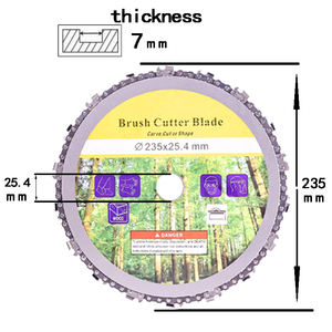 पेशेवर विनिर्माण सस्ती गर्म बिक्री सिंचाई कटर हैकसॉ ब्लेड गर्म प्रेस ट्रिमर घास ब्लेड - Product Image 4