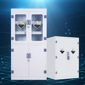 خزانة تخزين المواد الكيميائية قابلة للقفل مصنوعة من البولي بروبيلين للاستخدام المخبري - Product Image 3